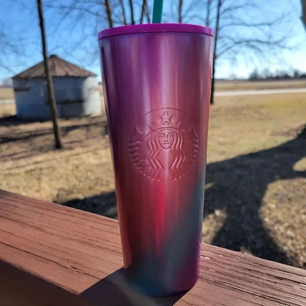 Starbucks Venti Stainless Steel Rainbow Spring 2022 Edition 24 oz
